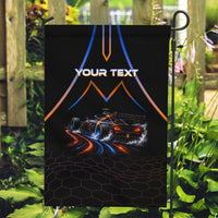 Personalized Night Race Division Motorsport Garden Flag Futuristic Neon Open Wheel Auto Racing