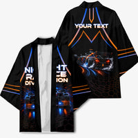 Personalized Night Race Division Motorsport Kimono Futuristic Neon Open Wheel Auto Racing