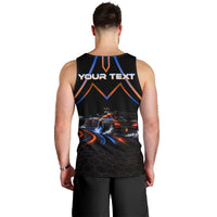 Personalized Night Race Division Motorsport Men Tank Top Futuristic Neon Open Wheel Auto Racing