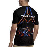 Personalized Night Race Division Motorsport Rugby Jersey Futuristic Neon Open Wheel Auto Racing