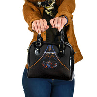 Personalized Night Race Division Motorsport Shoulder Handbag Futuristic Neon Open Wheel Auto Racing