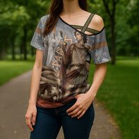 Judgement of Paris Cross Shoulder Shirt Ancient Greek Mythology Classical Painting