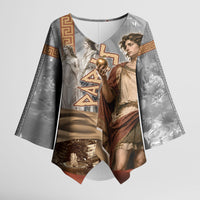 Judgement of Paris Kimono Sleeve Blouse Ancient Greek Mythology Classical Painting