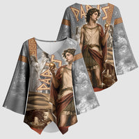 Judgement of Paris Kimono Sleeve Blouse Ancient Greek Mythology Classical Painting