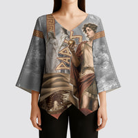 Judgement of Paris Kimono Sleeve Blouse Ancient Greek Mythology Classical Painting