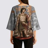 Judgement of Paris Kimono Sleeve Blouse Ancient Greek Mythology Classical Painting