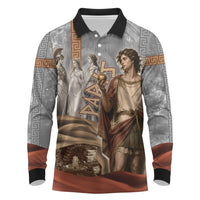 Judgement of Paris Long Sleeve Polo Shirt Ancient Greek Mythology Classical Painting