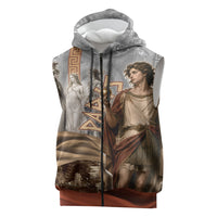 Judgement of Paris Sleeveless Zip Hoodie Ancient Greek Mythology Classical Painting