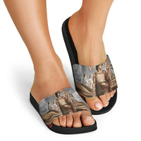Judgement of Paris Slide Sandals Ancient Greek Mythology Classical Painting