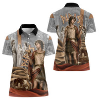 Judgement of Paris Women Polo Shirt Ancient Greek Mythology Classical Painting