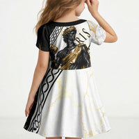 Paris Of Troy Kid Short Sleeve Dress Golden Apple Ancient Greek Mythology
