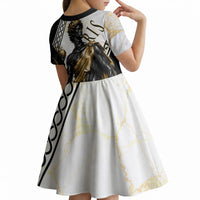 Paris Of Troy Kid Short Sleeve Dress Golden Apple Ancient Greek Mythology