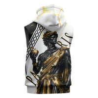 Paris Of Troy Sleeveless Zip Hoodie Golden Apple Ancient Greek Mythology
