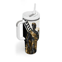 Paris Of Troy Tumbler With Handle Golden Apple Ancient Greek Mythology