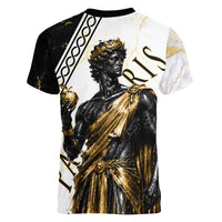Paris Of Troy Women V-Neck T-Shirt Golden Apple Ancient Greek Mythology