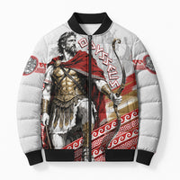 Odysseus Bomber Puffer Jacket King Of Ithaca - Ancient Greek Mythology