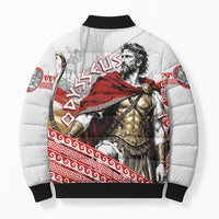 Odysseus Bomber Puffer Jacket King Of Ithaca - Ancient Greek Mythology