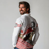 Odysseus Long Sleeve Polo Shirt King Of Ithaca - Ancient Greek Mythology