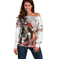 Odysseus Off Shoulder Sweater King Of Ithaca - Ancient Greek Mythology