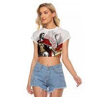 Odysseus Raglan Cropped T Shirt King Of Ithaca - Ancient Greek Mythology