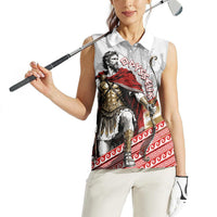 Odysseus Women Sleeveless Polo Shirt King Of Ithaca - Ancient Greek Mythology