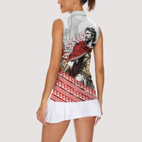 Odysseus Women Sleeveless Polo Shirt King Of Ithaca - Ancient Greek Mythology