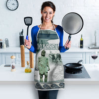Odysseus King Of Ithaca Apron Ancient Greek Statue Mosaic Classic Mythology Art
