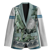 Odysseus King Of Ithaca Blazer Ancient Greek Statue Mosaic Classic Mythology Art