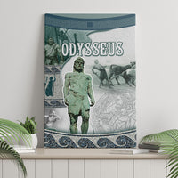 Odysseus King Of Ithaca Canvas Wall Art Ancient Greek Statue Mosaic Classic Mythology Art