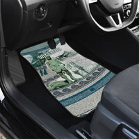 Odysseus King Of Ithaca Car Mats Ancient Greek Statue Mosaic Classic Mythology Art