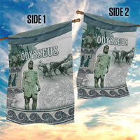 Odysseus King Of Ithaca Garden Flag Ancient Greek Statue Mosaic Classic Mythology Art