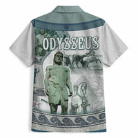 Odysseus King Of Ithaca Hawaiian Shirt Ancient Greek Statue Mosaic Classic Mythology Art