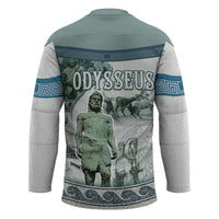 Odysseus King Of Ithaca Hockey Jersey Ancient Greek Statue Mosaic Classic Mythology Art