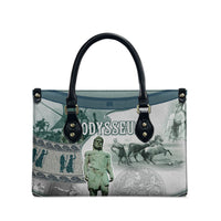 Odysseus King Of Ithaca Leather Bag Ancient Greek Statue Mosaic Classic Mythology Art