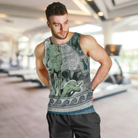 Odysseus King Of Ithaca Men Tank Top Ancient Greek Statue Mosaic Classic Mythology Art