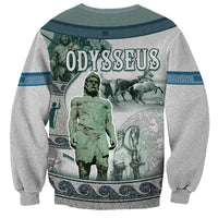 Odysseus King Of Ithaca Sweatshirt Ancient Greek Statue Mosaic Classic Mythology Art