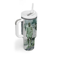 Odysseus King Of Ithaca Tumbler With Handle Ancient Greek Statue Mosaic Classic Mythology Art