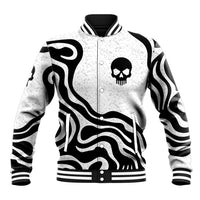 Skull Baseball Jacket Born To Die - Wonder Print Shop