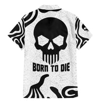Skull Family Matching Mermaid Dress and Hawaiian Shirt Born To Die - Wonder Print Shop