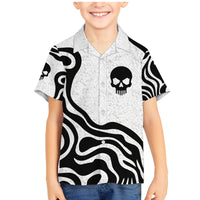 Skull Family Matching Mermaid Dress and Hawaiian Shirt Born To Die - Wonder Print Shop