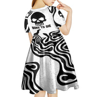 Skull Kid Short Sleeve Dress Born To Die - Wonder Print Shop