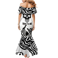 Skull Mermaid Dress Born To Die - Wonder Print Shop