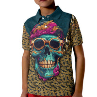 Skull Gang Kid Polo Shirt Sic Transit Gloria Mundi - Wonder Print Shop