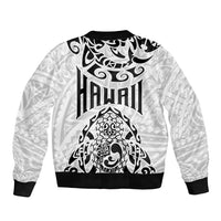 Hawaii Bomber Jacket with Polynesian Turtle - Wonder Print Shop