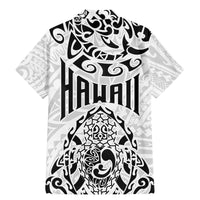 Hawaii Family Matching Mermaid Dress and Hawaiian Shirt with Polynesian Turtle - Wonder Print Shop