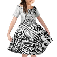 Hawaii Family Matching Summer Maxi Dress and Hawaiian Shirt with Polynesian Turtle - Wonder Print Shop