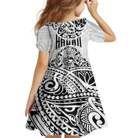 Hawaii Family Matching Summer Maxi Dress and Hawaiian Shirt with Polynesian Turtle - Wonder Print Shop