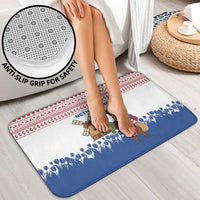 Netherlands Christmas Bathroom Set with Christmas Tree Windmill Piet Character and Tulip Pattern - Wonder Print Shop