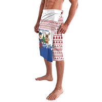 Netherlands Christmas Lavalava with Christmas Tree Windmill Piet Character and Tulip Pattern - Wonder Print Shop