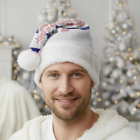 Belize Christmas Santa Hat with Santa Dolphins Coral Reef and Ocean Holiday Theme - Wonder Print Shop